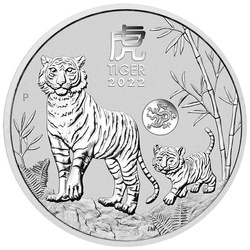 Lunar III : Année du Tigre 1 once d'argent 2022 Dragon Privy Mark