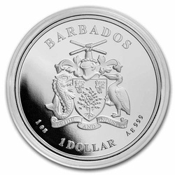 Barbados: Seahorse 1 oz Silver 2022