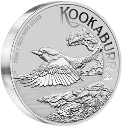 Kookaburra 1 kg Silber 2026