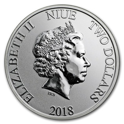 Niue: Scrooge McDuck 1 oz Plata 2018