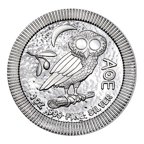 Búho de Atenas 1 oz Plata 2018