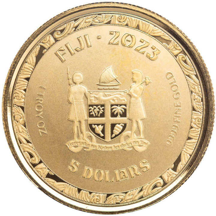 Fiji: Koi Fish 1 uncja Złota 2023 Proof