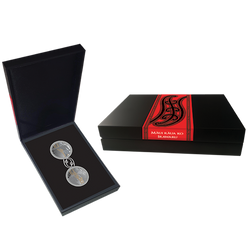 Maui y el primer perro: juego de 2 monedas 2 x 1 oz Plata 2020 Proof