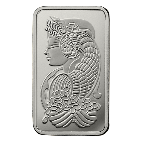 Lingots multigrammes 4 x 2,5 grammes d'or, de platine, de palladium, d'argent