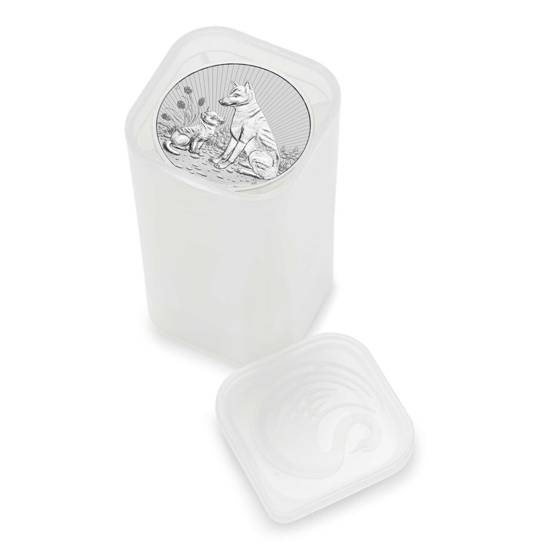 The Next Generation: Mother and Baby Dingo 2 once d'argento 2022 Piedfort Individual Bullion Coin