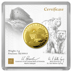 Arca de Noé 1 gramo Oro 2025