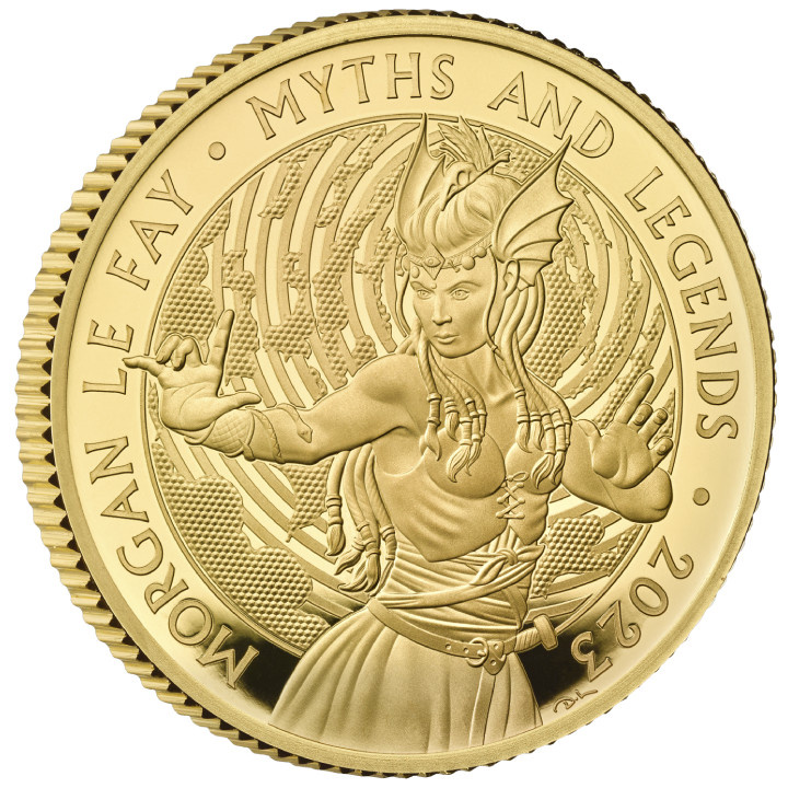 Mitos y Leyendas: Morgan Le Fay 1/4 oz Oro 2023 Proof