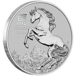 Perth Mint: Lunar III - Anno del Cavallo 1 oncia di platino 2026