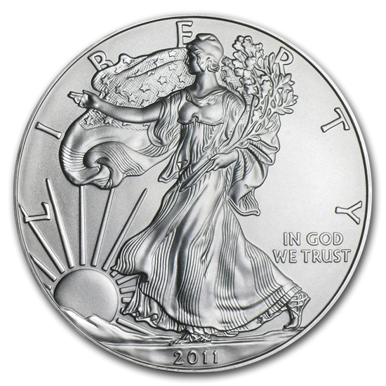 Amerykański Orzeł 1 uncja Srebra 2011