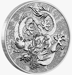 Chinese Myths and Legends: Dragon 1 oz Silber 2021