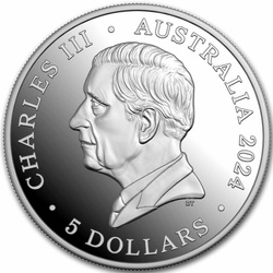 Hourglass Dolphin 1 oz Silver 2024 Proof High Relief