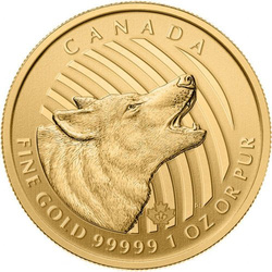 Call of the Wild: Howling Wolf 1 oz Gold