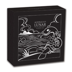 Perth Mint: Lunar III - Anno del Serpente da 5 once d'argento 2025 Proof High Relief