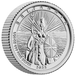 Set di 4 monete Britannia Argento 2025 Reverse Frosted