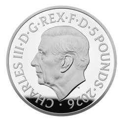 100th Anniversary of the Birth of Queen Elizabeth £5 Silver 2026 Proof Piedfort