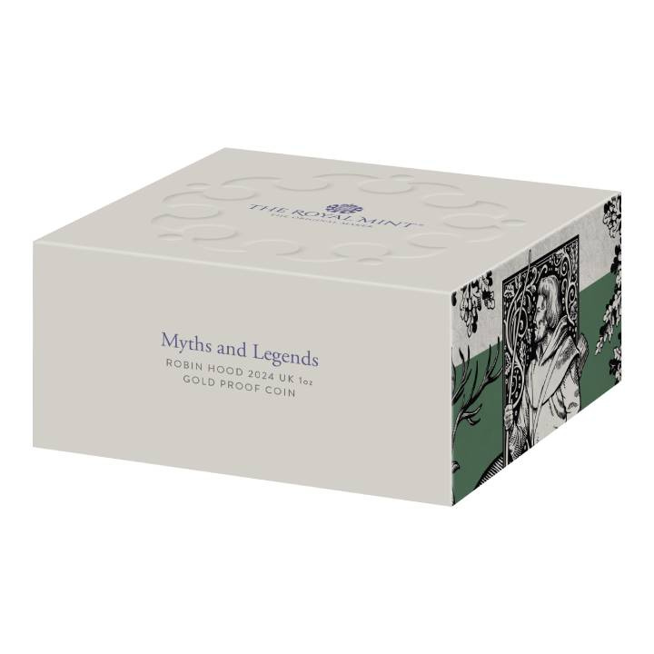 Myths & Legends: Robin Hood 1 uncja Złota 2024 Proof
