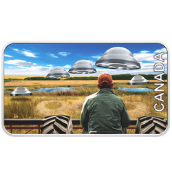 Canada: Canada’s Unexplained Phenomena - The Langenburg Event coloured $20 Silver 2024 Proof Coin