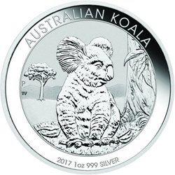Koala 1 uncia ezüst 2017