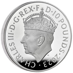 The Coronation of His Majesty King Charles III 5 oz Silber 2023 Proof