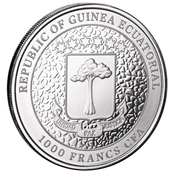 Equatorial Guinea: Giraffe 1 uncja Srebra 2023