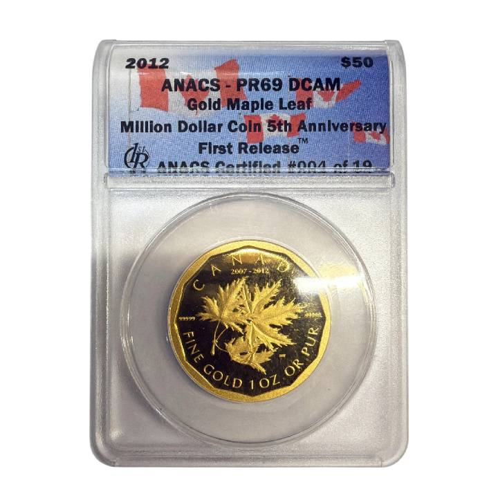 Canadian Maple Leaf 1 oz Gold 2012 Proof