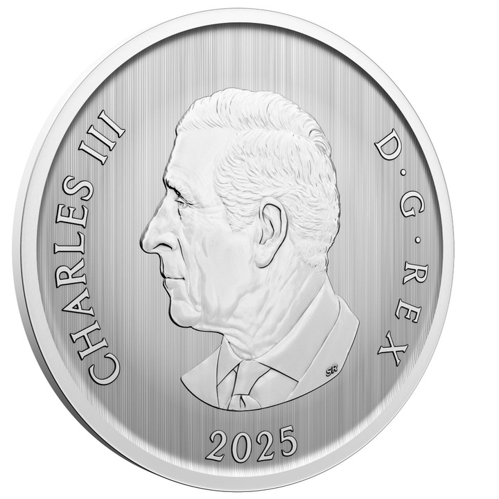 Kanada: Whimsical Holiday Tree koloriert 50 Cents 2025 Specimen Lenticular Coin