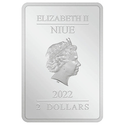 Niue: El Señor de los Anillos - La Comunidad del Anillo kolorowany 1 uncja Srebra 2022 Proof