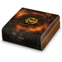 Artefacts: Gjallarhorn coloured 2 oz Silber 2024 Gilded Ultra High Relief