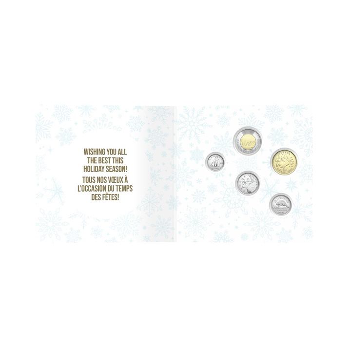 Set Canada: Holiday Gift Set 5 monede 2025
