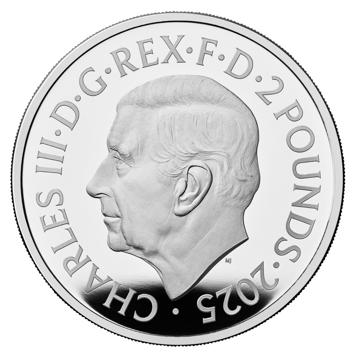 Iron Maiden kolorierte 1-Unzen-Silbermünze 2025 Proof