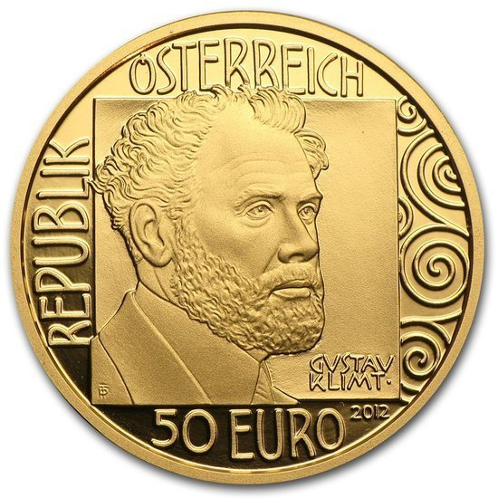 Gustav Klimt y sus mujeres: Adele Bloch-Bauer 50 Euro 2012 Proof