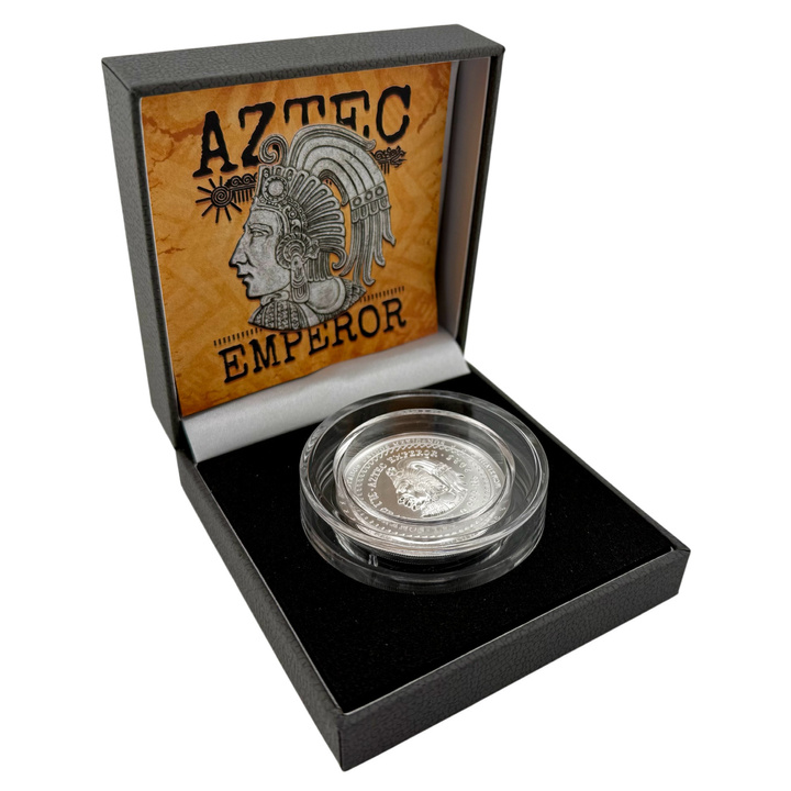 Niue: Emperador azteca Cuauhtémoc Homenaje 1 oz Plata 2025
