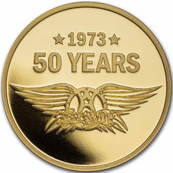 Niue: Aerosmith 50. rocznica 1 uncja Złota 2023