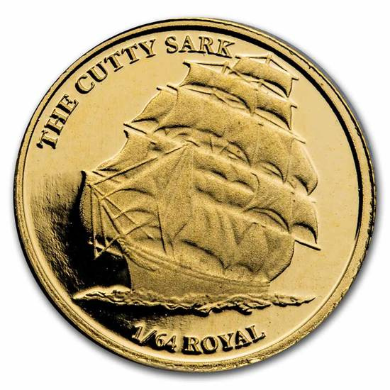 The Cutty Sark 1/2 grama Złota 2021 Proof