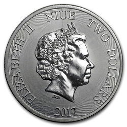 Niue Panda 1 oz ezüst 2017