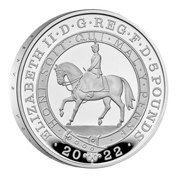 The Platinum Jubilee of Her Majesty The Queen £5 Srebro 2022 Proof 