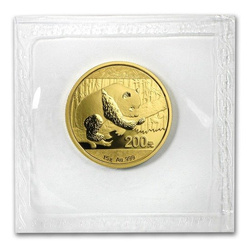 Panda cinese 15 grammi d'oro 2016