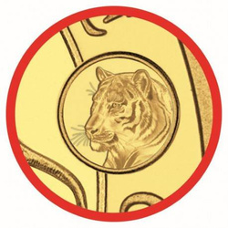 Afrikai vadvilág: Szomáliai elefánt Privy Tiger 1 uncia arany 2022