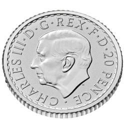 Moneda de plata Britannia 1/10 onza de plata 2027