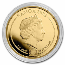 Samoa: DC Comics - Aquaman 1 oz Gold 2023 Coin