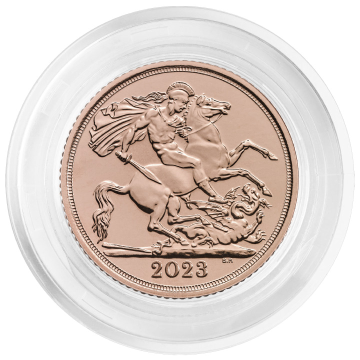 Great Britain: The Coronation Half-Sovereign 2023 Gold Coin