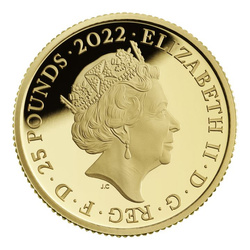 The Rolling Stones 1/4 uncji Złota 2022 Proof