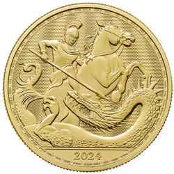 St George and the Dragon 1 uncja Złota 2024 