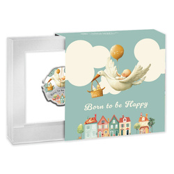 Camerún: Born to Be Happy moneda de plata de 1/2 onza coloreada 2025 Proof