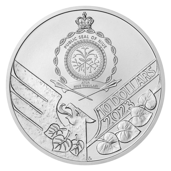Niue: León Checo 5 oz Plata 2023