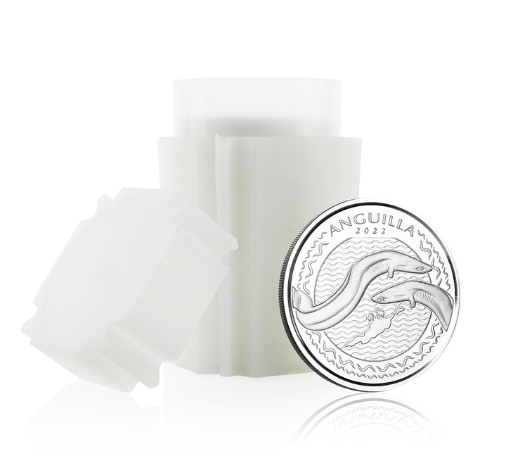 Anguilla: Eel 1 oz Silber 2022