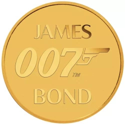 Tuvalu: James Bond 007 0,5 grama Złota 2021