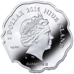 Niue: Cseh oroszlán 5000 gramm ezüst 2023 Proof hologram