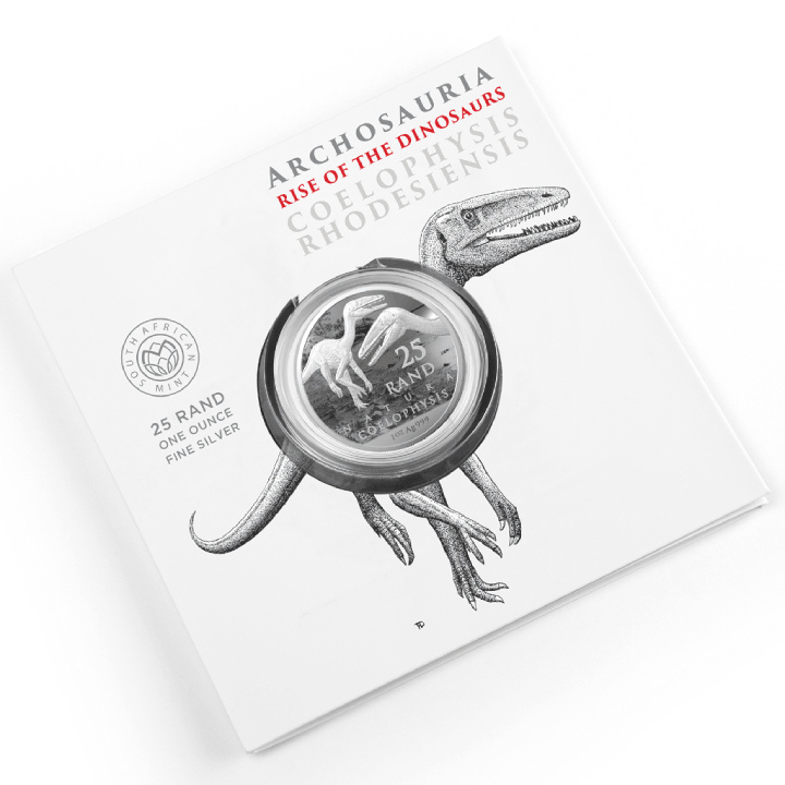 Natura: Rise of the Dinosaur - Coelophysis Rhodesiensis 1 oz Silber 2020