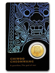 Chiwoo Cheonwang 1/10 uncia arany 2017 (Fekete)